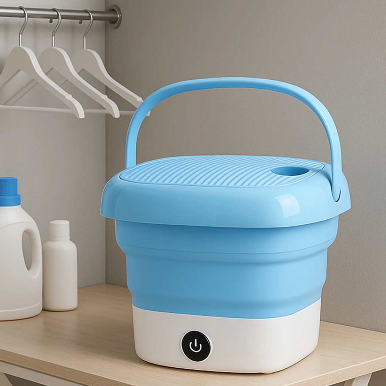 Portable Washing Machine, Mini Folding Washer and Dryer Combo
