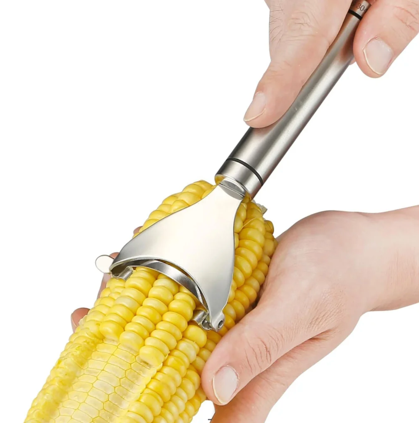 Stainless Steel Corn Peeler Home & Kitchen