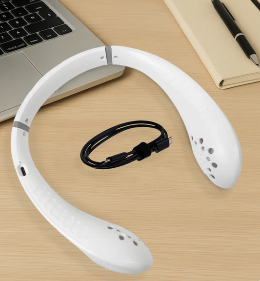 Portable USB Rechargeable Neck Fan